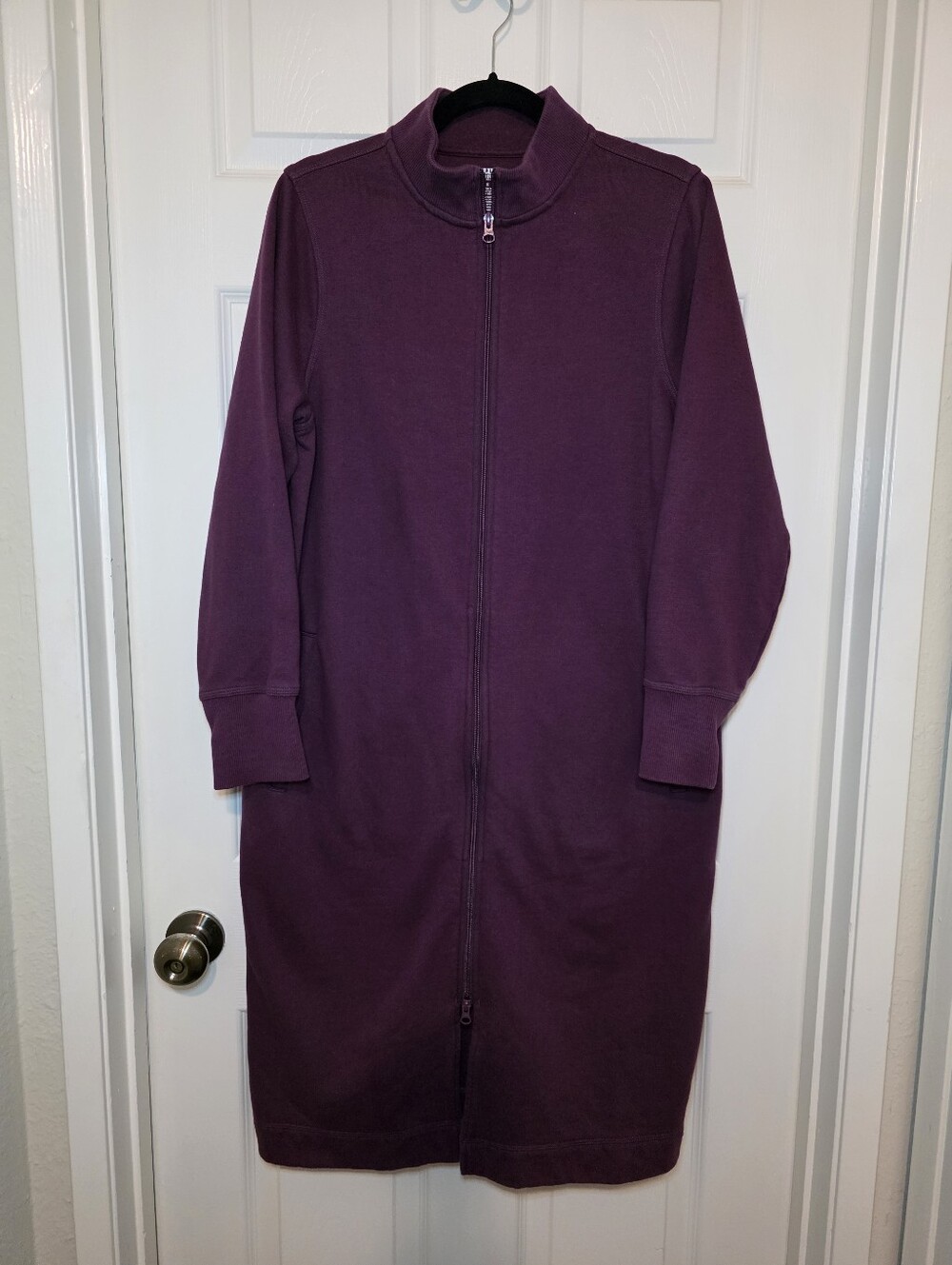 Duluth Trading Co Souped-Up Fleece Zip Up Robe Sz S